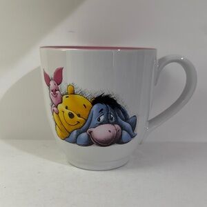 Disney Winnie the Pooh Character Mug Piglet Eeyore Ceramic Coffee Cup 22oz EUC